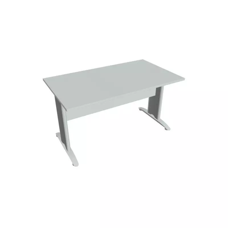 Rokovací stôl Cross, 140x75,5x80 cm, sivý/kov Rokovací stôl Cross, 140x75,5x80 cm, sivý/kov