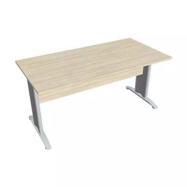 Rokovací stôl Cross, 160x75,5x80 cm, agát/kov