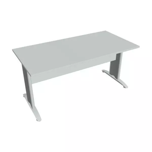 Rokovací stôl Cross, 160x75,5x80 cm, sivý/kov