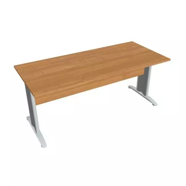 Rokovací stôl Cross, 180x75,5x80 cm, jelša/kov