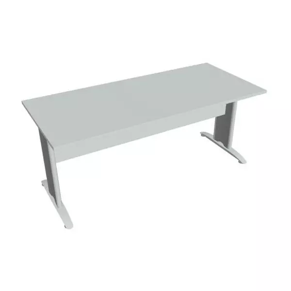 Rokovací stôl Cross, 180x75,5x80 cm, sivý/kov