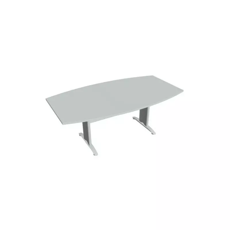 Rokovací stôl Cross, 200x75,5x110 cm, sivý/kov Rokovací stôl Cross, 200x75,5x110 cm, sivý/kov