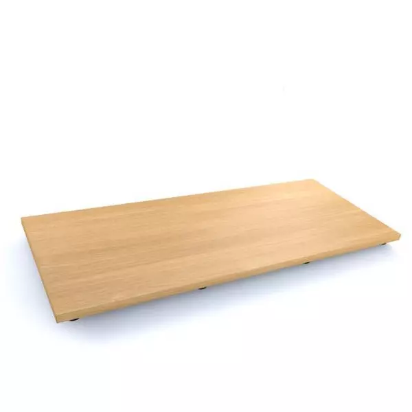 Vyrovnávacie dno pre 3 kartotéky OP, 124,8x64 cm, dub