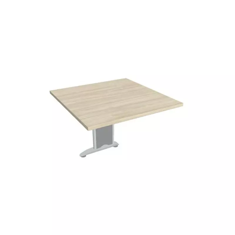 Doplnkový stôl Cross, 80x75,5x80 cm, agát/kov Doplnkový stôl Cross, 80x75,5x80 cm, agát/kov