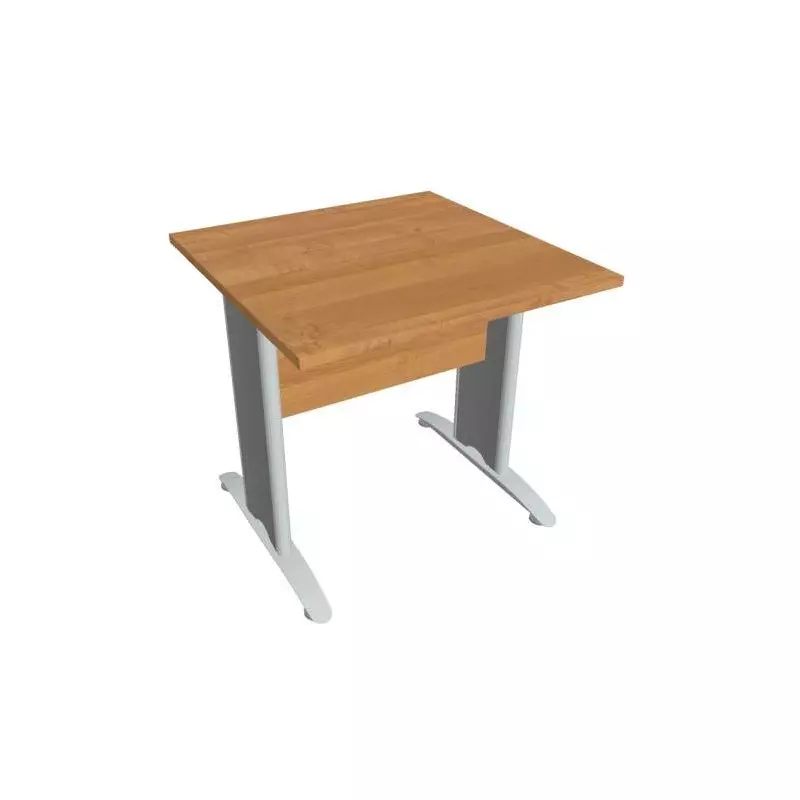 Rokovací stôl Cross, 80x75,5x80 cm, jelša/kov Rokovací stôl Cross, 80x75,5x80 cm, jelša/kov