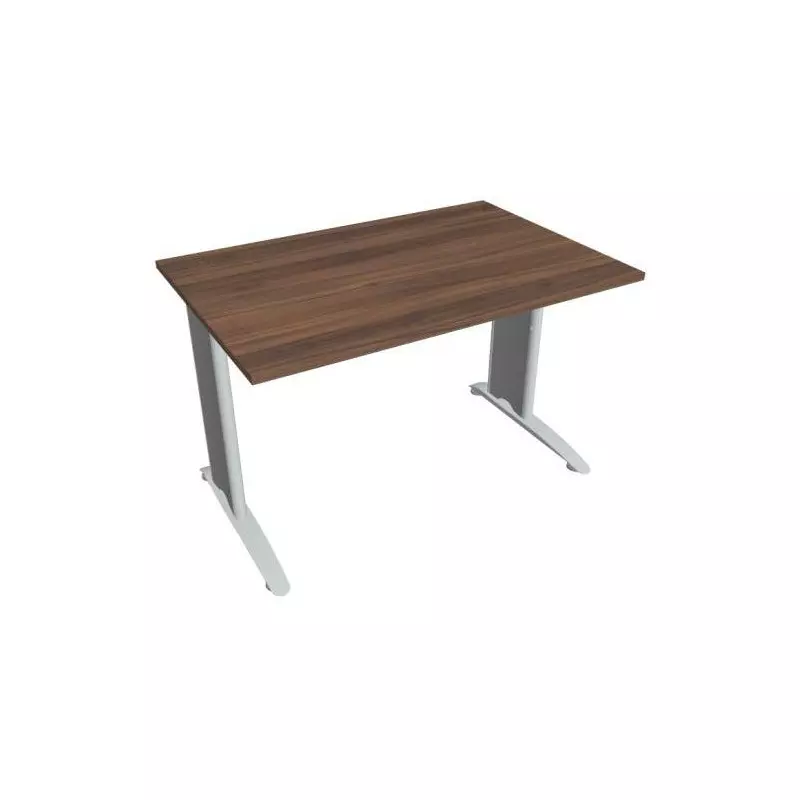 Pracovný stôl Flex, 120x75,5x80 cm, orech/kov Pracovný stôl Flex, 120x75,5x80 cm, orech/kov
