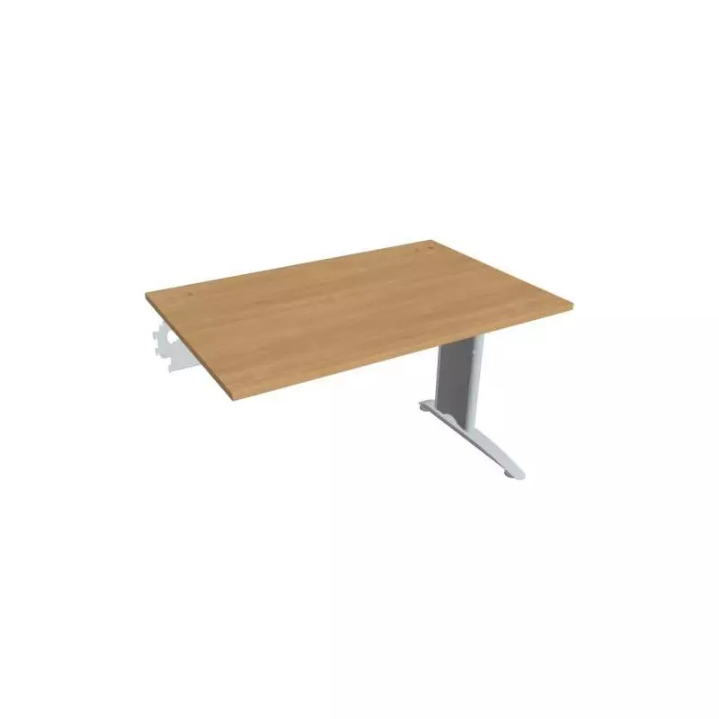Pracovný stôl Flex, 120x75,5x80 cm, dub/kov Pracovný stôl Flex, 120x75,5x80 cm, dub/kov