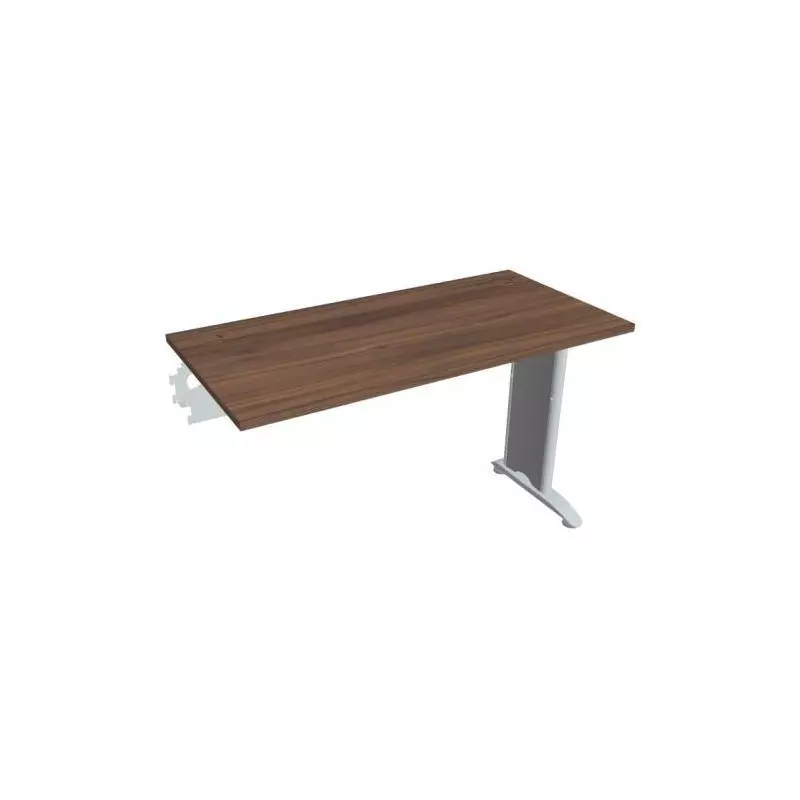 Pracovný stôl Flex, 120x75,5x60 cm, orech/kov Pracovný stôl Flex, 120x75,5x60 cm, orech/kov