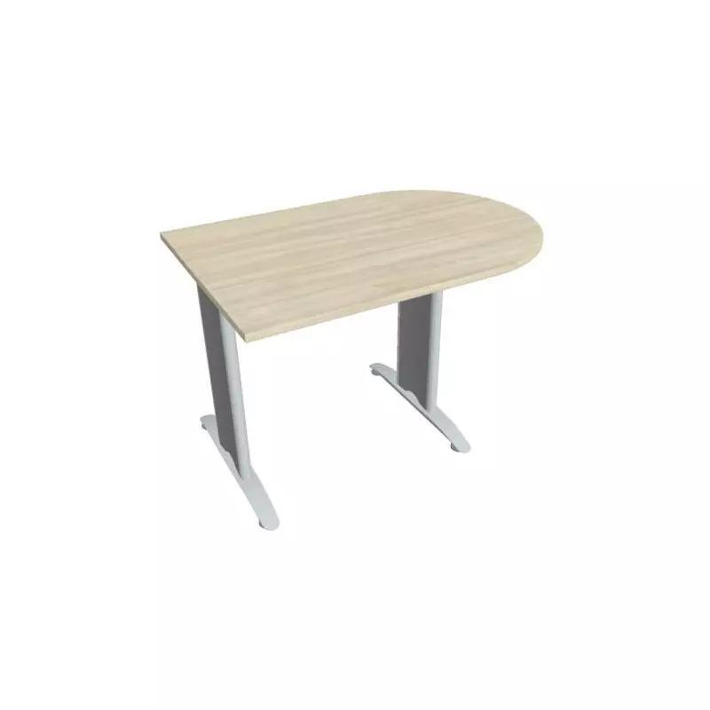 Doplnkový stôl Flex, 120x75,5x80 cm, agát/kov Doplnkový stôl Flex, 120x75,5x80 cm, agát/kov