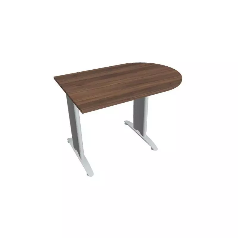 Doplnkový stôl Flex, 120x75,5x80 cm, orech/kov Doplnkový stôl Flex, 120x75,5x80 cm, orech/kov