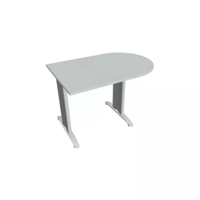 Doplnkový stôl Flex, 120x75,5x80 cm, sivá/kov Doplnkový stôl Flex, 120x75,5x80 cm, sivá/kov