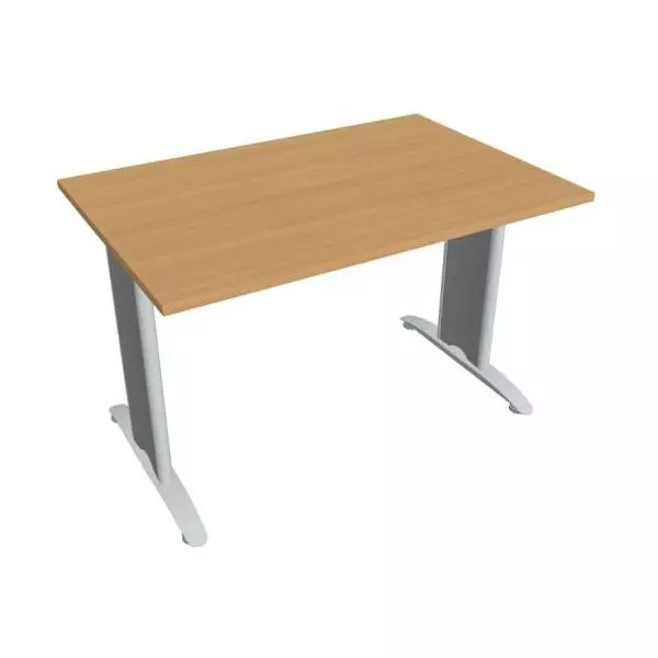 Rokovací stôl Flex, 120x75,5x80 cm, buk/kov