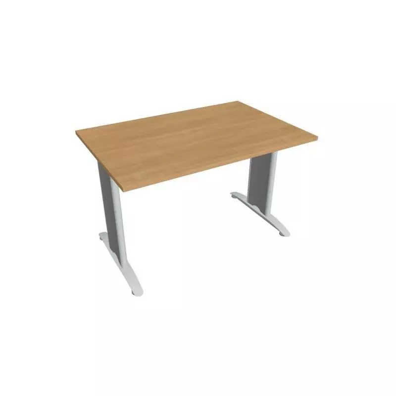 Rokovací stôl Flex, 120x75,5x80 cm, dub/kov Rokovací stôl Flex, 120x75,5x80 cm, dub/kov