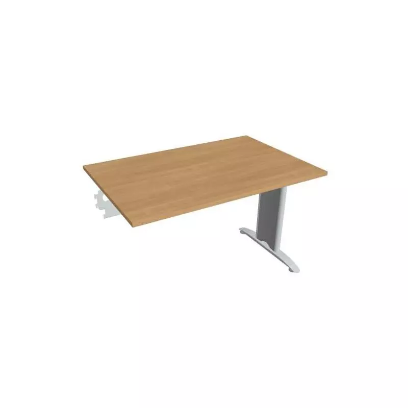 Rokovací stôl Flex, 120x75,5x80 cm, dub/kov Rokovací stôl Flex, 120x75,5x80 cm, dub/kov