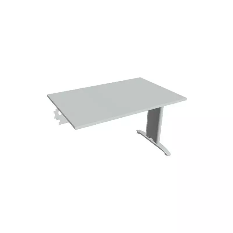 Rokovací stôl Flex, 120x75,5x80 cm, sivý/kov Rokovací stôl Flex, 120x75,5x80 cm, sivý/kov