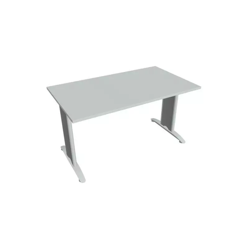 Rokovací stôl Flex, 140x75,5x80 cm, sivý/kov Rokovací stôl Flex, 140x75,5x80 cm, sivý/kov