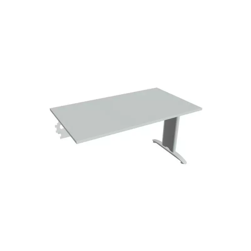 Rokovací stôl Flex, 140x75,5x80 cm, sivý/kov Rokovací stôl Flex, 140x75,5x80 cm, sivý/kov