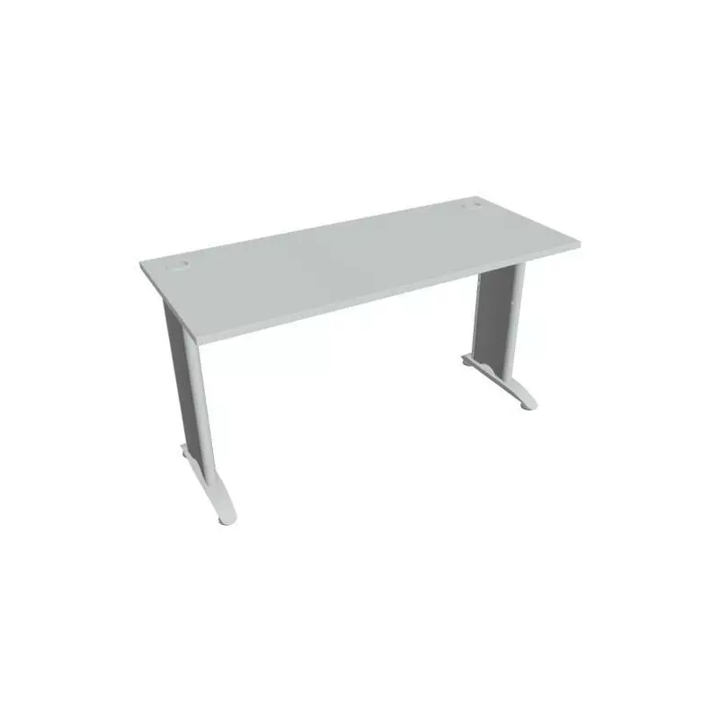 Pracovný stôl Flex, 140x75,5x60 cm, sivý/kov Pracovný stôl Flex, 140x75,5x60 cm, sivý/kov