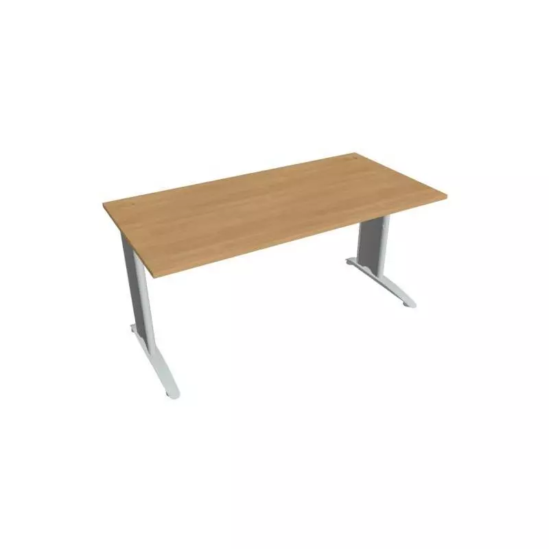 Pracovný stôl Flex, 160x75,5x80 cm, dub/kov Pracovný stôl Flex, 160x75,5x80 cm, dub/kov