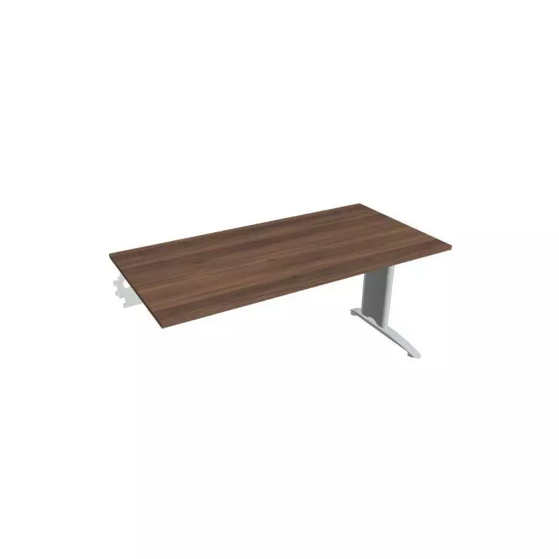 Pracovný stôl Flex, 160x75,5x80 cm, orech/kov Pracovný stôl Flex, 160x75,5x80 cm, orech/kov