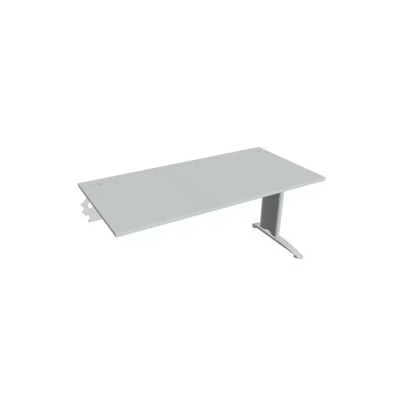 Pracovný stôl Flex, 160x75,5x80 cm, sivý/kov Pracovný stôl Flex, 160x75,5x80 cm, sivý/kov