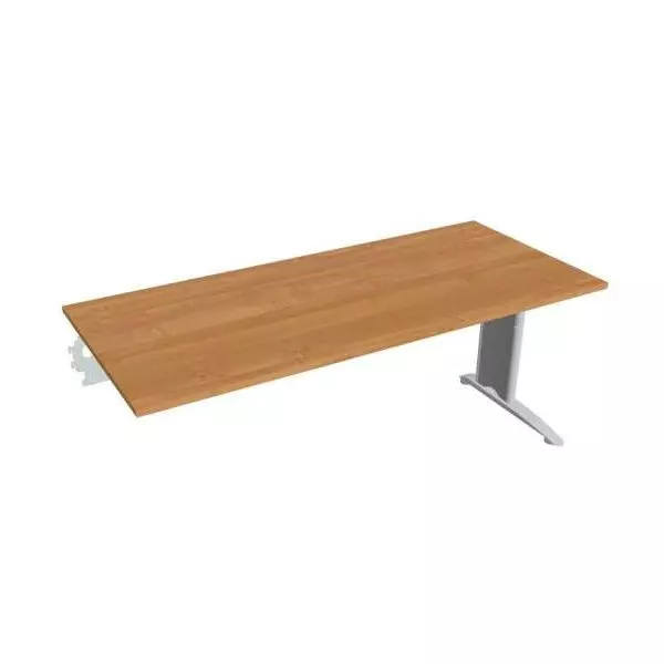 Pracovný stôl Flex, 180x75,5x80 cm, jelša/kov