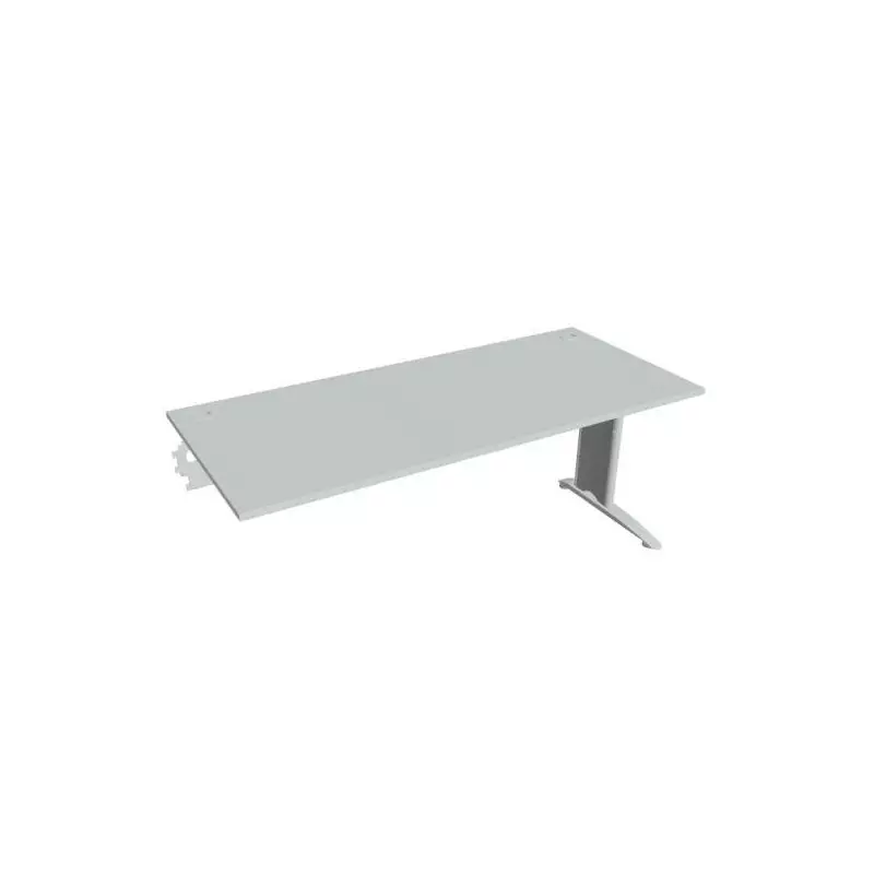 Pracovný stôl Flex, 180x75,5x80 cm, sivý/kov Pracovný stôl Flex, 180x75,5x80 cm, sivý/kov