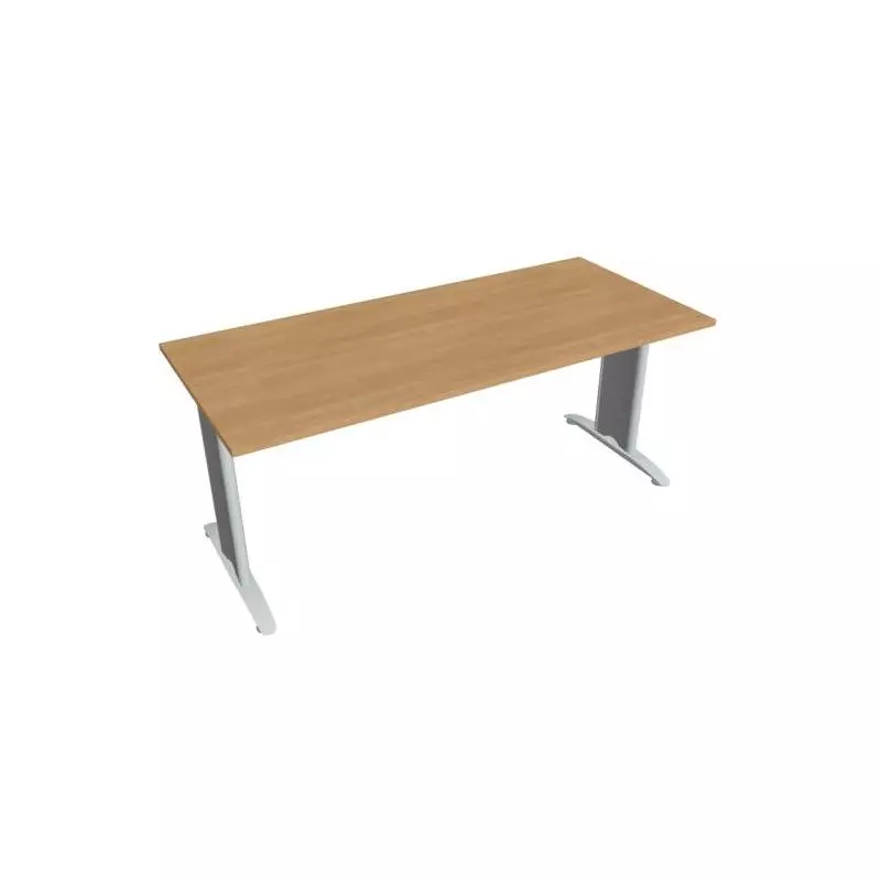 Rokovací stôl Flex, 180x75,5x80 cm, dub/kov Rokovací stôl Flex, 180x75,5x80 cm, dub/kov