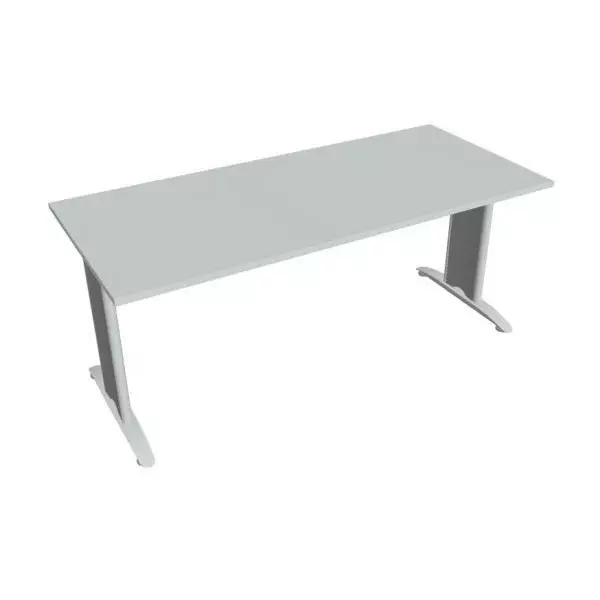 Rokovací stôl Flex, 180x75,5x80 cm, sivý/kov