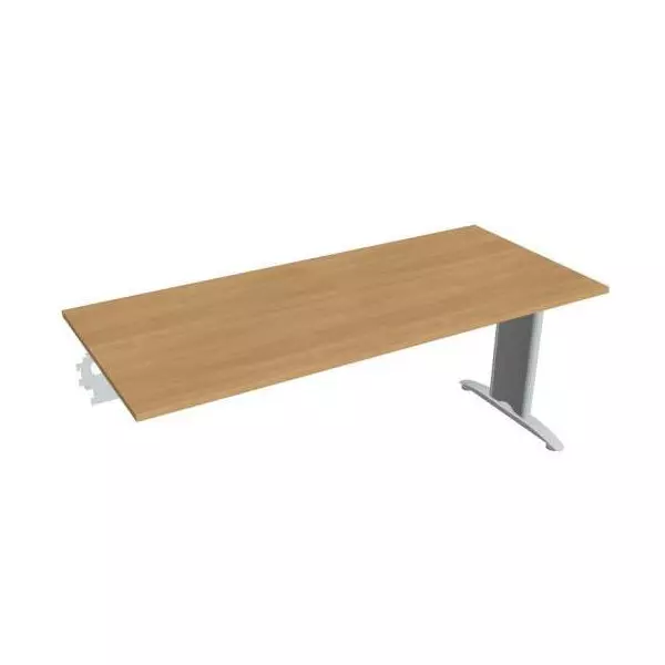 Rokovací stôl Flex, 180x75,5x80 cm, dub/kov