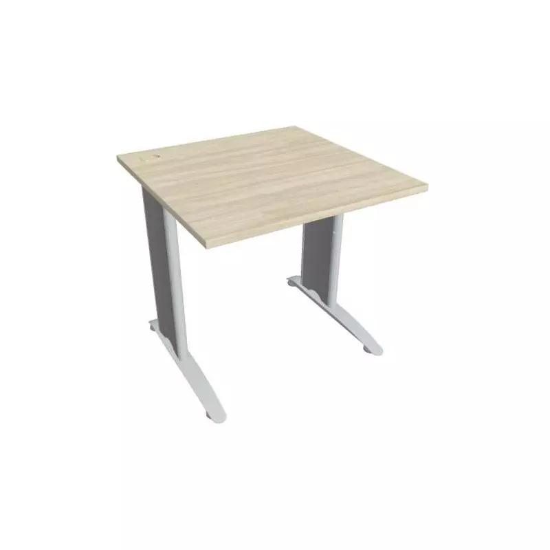 Pracovný stôl Flex, 80x75,5x80 cm, agát/kov Pracovný stôl Flex, 80x75,5x80 cm, agát/kov
