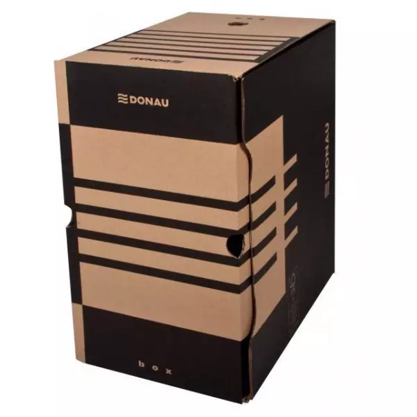 Archívny box DONAU 200mm hnedý