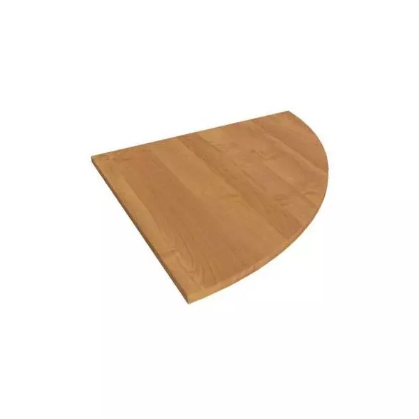 Doplnkový stôl Flex, pravý, 80x80 cm, jelša