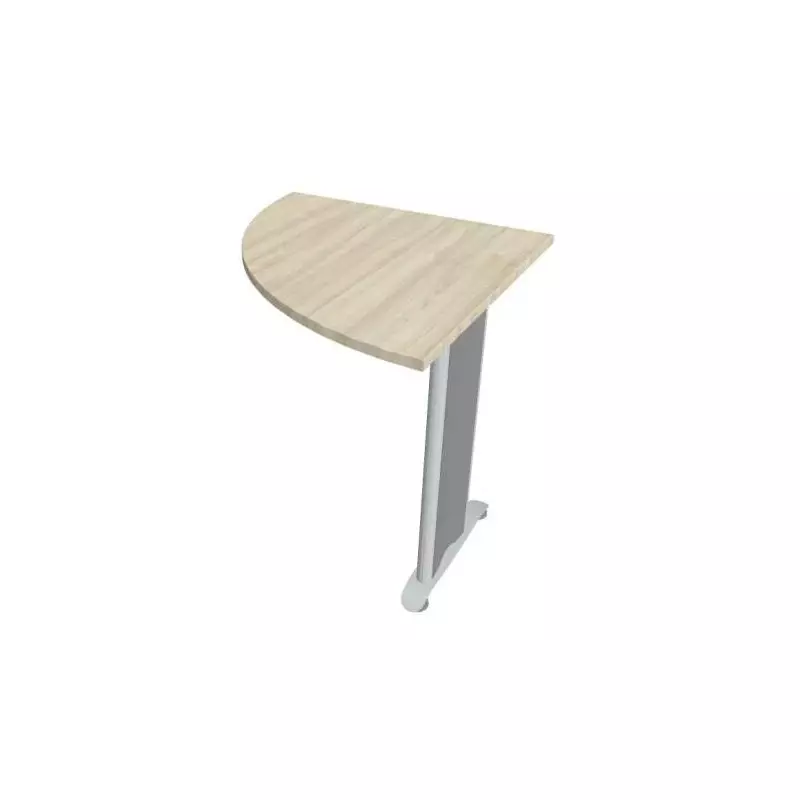 Doplnkový stôl Flex, ľavý, 80x75,5x80 cm, agát/kov Doplnkový stôl Flex, ľavý, 80x75,5x80 cm, agát/kov