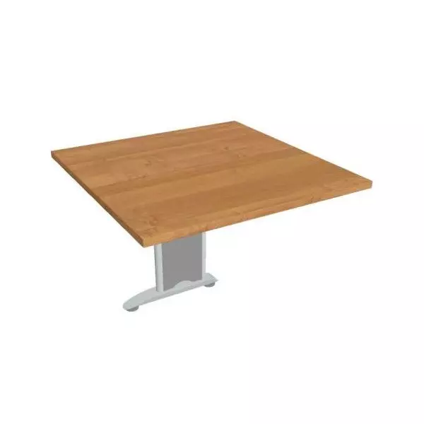 Doplnkový stôl Flex, 80x75,5x80 cm, jelša/kov