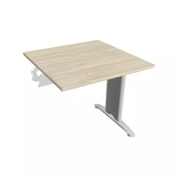 Rokovací stôl Flex, 80x75,5x80 cm, agát/kov