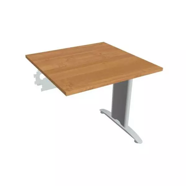 Rokovací stôl Flex, 80x75,5x80 cm, jelša/kov