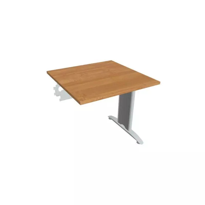 Rokovací stôl Flex, 80x75,5x80 cm, jelša/kov Rokovací stôl Flex, 80x75,5x80 cm, jelša/kov