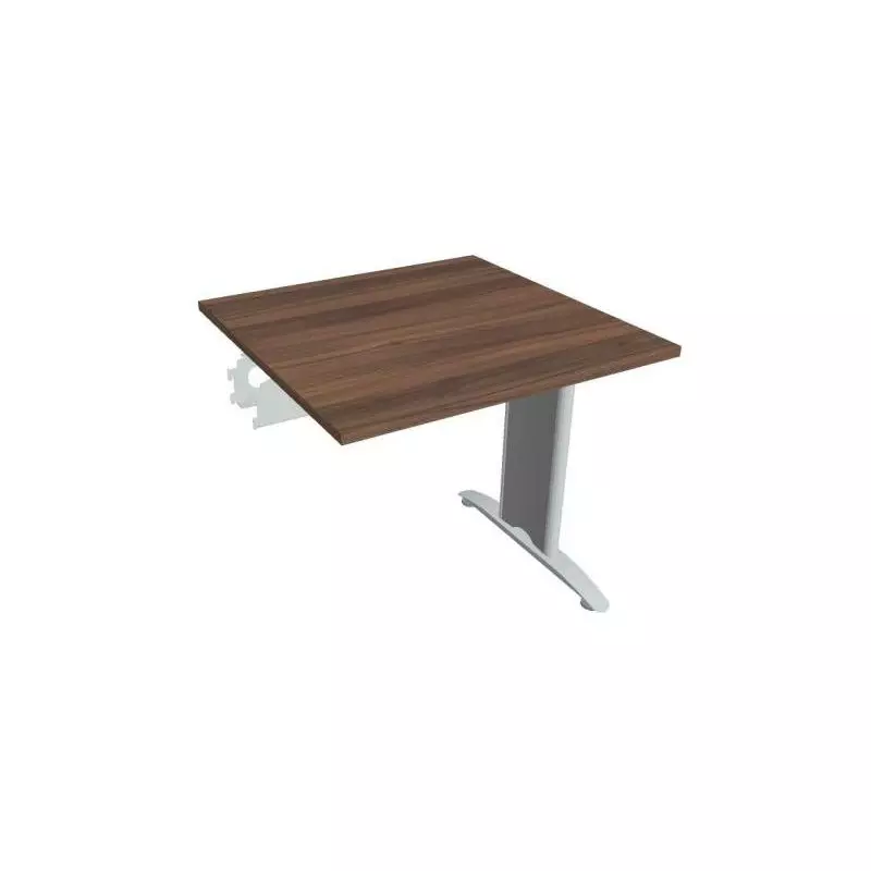 Rokovací stôl Flex, 80x75,5x80 cm, orech/kov Rokovací stôl Flex, 80x75,5x80 cm, orech/kov