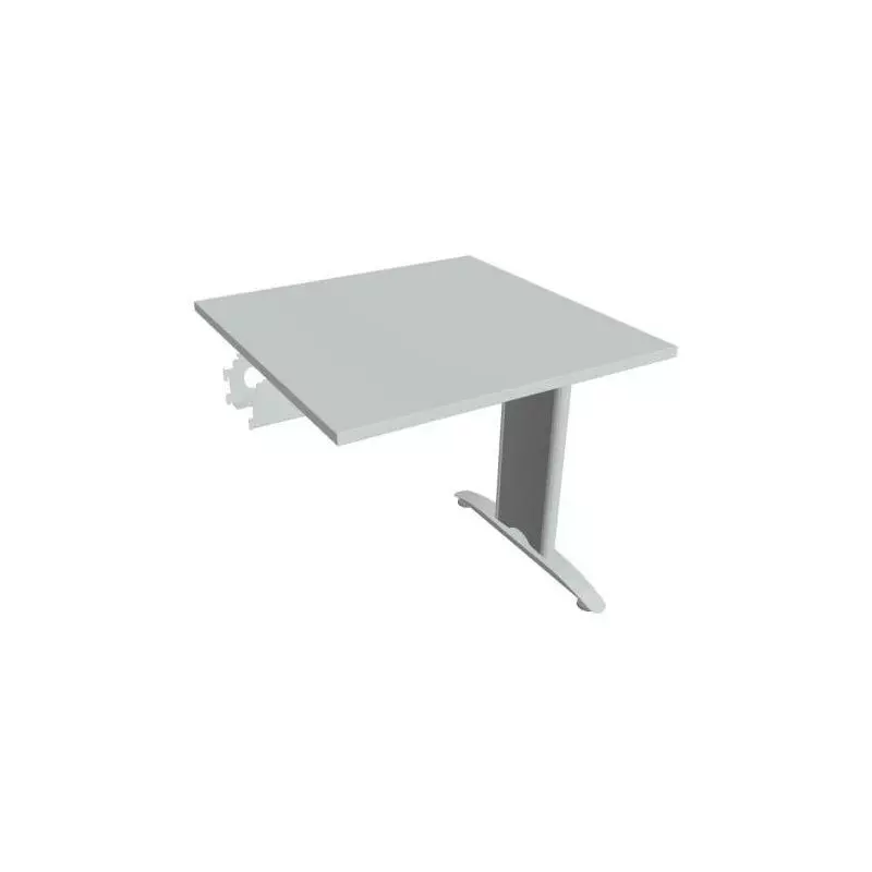 Rokovací stôl Flex, 80x75,5x80 cm, sivý/kov Rokovací stôl Flex, 80x75,5x80 cm, sivý/kov