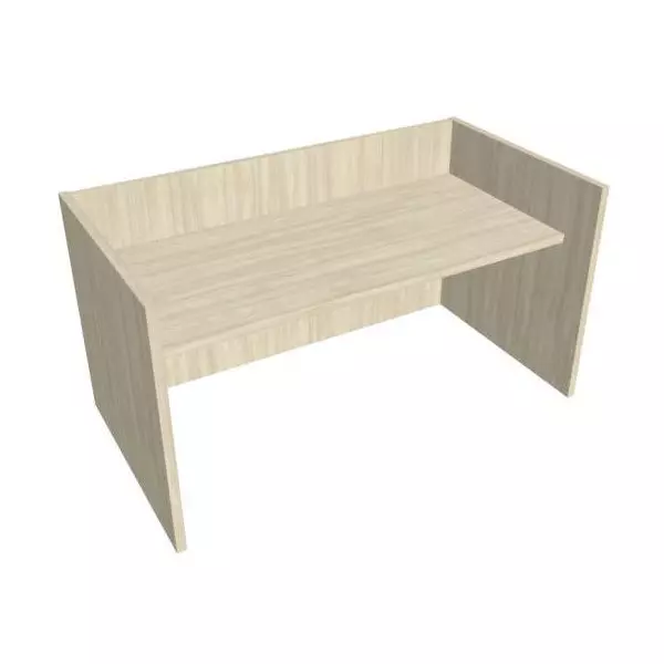 Recepčný pult ASSIST 180, 187 x 80 (100) x 74 (100) cm, agát