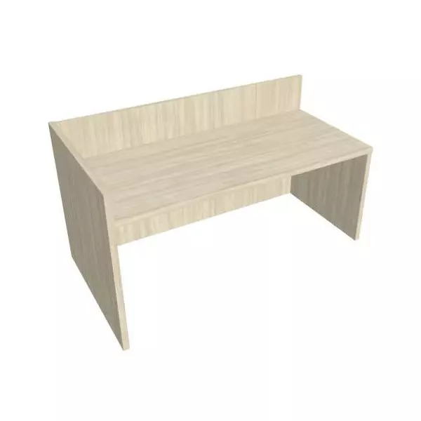 Recepčný pult ASSIST 180 ľavý, 187 x 80 (100) x 74 (100) cm, agát