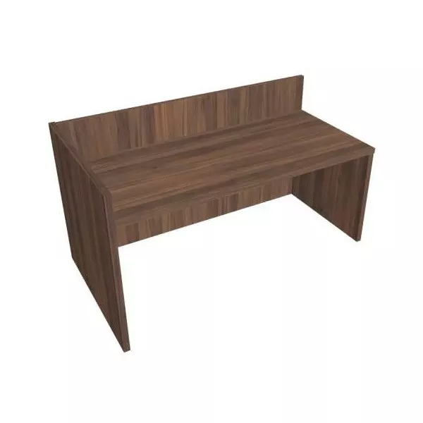 Recepčný pult ASSIST 180 ľavý, 187 x 80 (100) x 74 (100) cm, orech