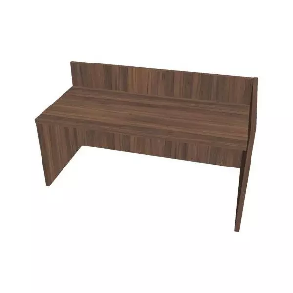 Recepčný pult ASSIST 180 pravý, 187 x 80 (100) x 74 (100) cm, orech