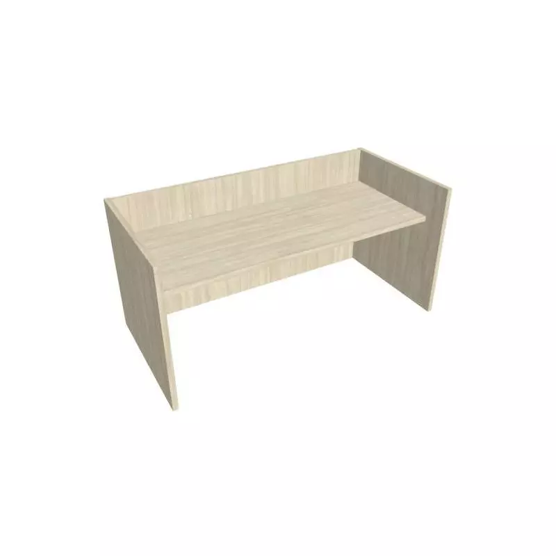 Recepčný pult ASSIST 200, 207 x 80 (100) x 74 (100) cm, agát Recepčný pult ASSIST 200, 207 x 80 (100) x 74 (100) cm, agát
