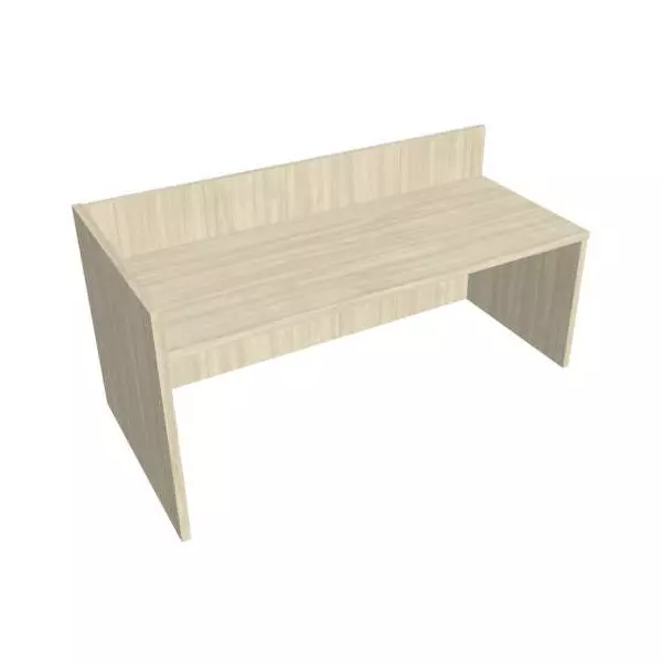 Recepčný pult ASSIST 200 ľavý, 207 x 80 (100) x 74 (100) cm, agát
