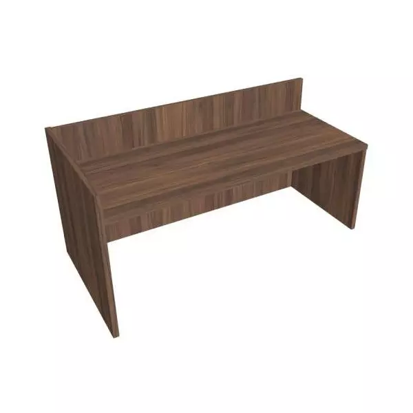 Recepčný pult ASSIST 200 ľavý, 207 x 80 (100) x 74 (100) cm, orech