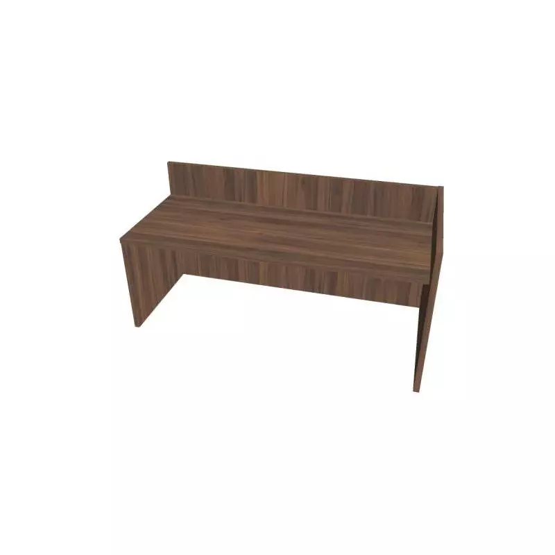 Recepčný pult ASSIST 200 pravý, 207 x 80 (100) x 74 (100) cm, orech Recepčný pult ASSIST 200 pravý, 207 x 80 (100) x 74 (100) cm, orech