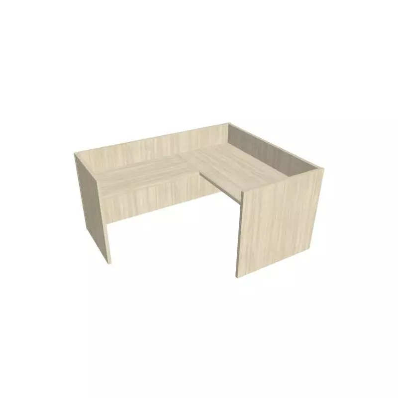 Recepčný pult ASSIST 160 rohový ľavý, 167 x 204 x 74 (100) cm, agát Recepčný pult ASSIST 160 rohový ľavý, 167 x 204 x 74 (100) cm, agát