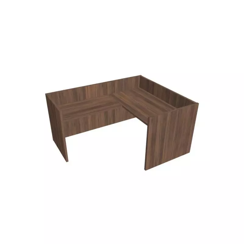 Recepčný pult ASSIST 160 rohový ľavý, 167 x 204 x 74 (100) cm, orech Recepčný pult ASSIST 160 rohový ľavý, 167 x 204 x 74 (100) cm, orech